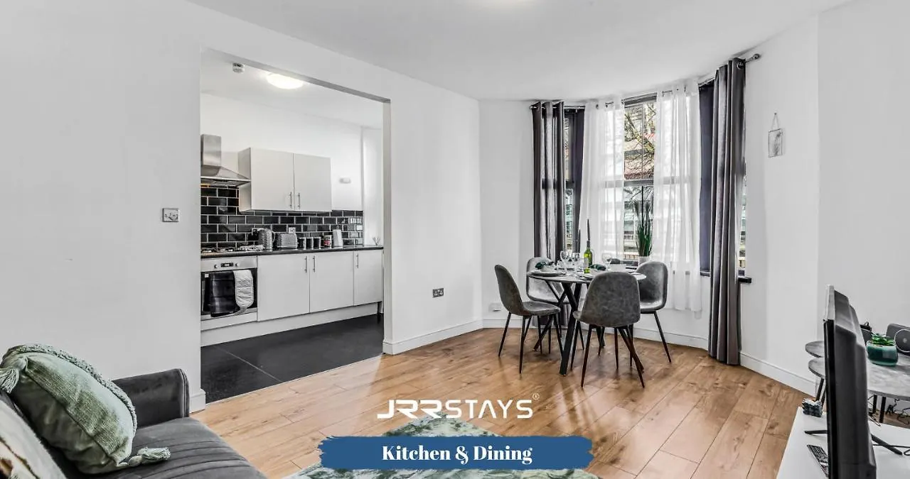 Apartment Cardiff Stylish 2 Bedroom Sleeps 6 Wi-Fi - Jrr Stays